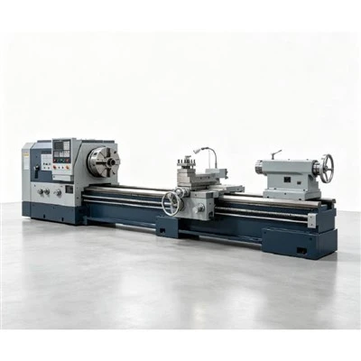 Tour CNC pour l'usinage d'arbres longs